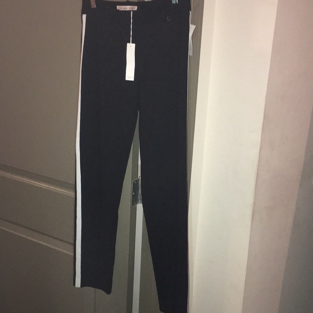 Pants| Trina Turk| Racing Stripes Pants|Sz 4.